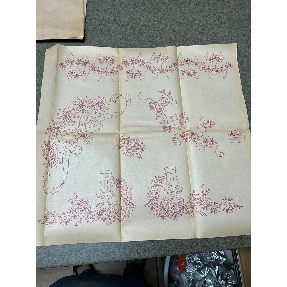 Vintage Artex transfer designs‎